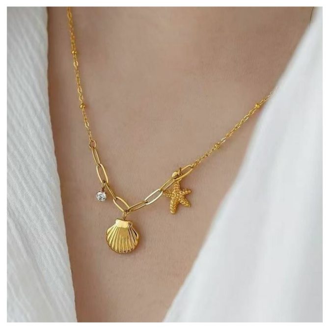 Seashells Necklace~ Anti Tarnish