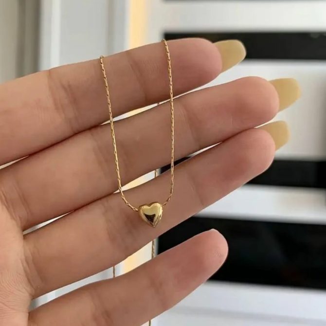 Golden Heart Necklace~ Anti Tarnish