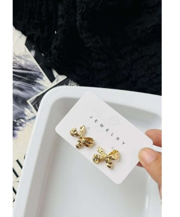 Foil Bow Earrings
