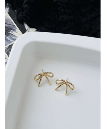 Slim Bow Earrings