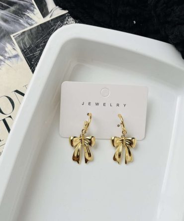 Drape Bow Earrings