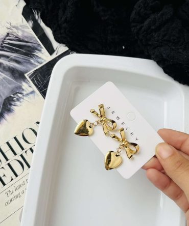 Bow Charm Earrings