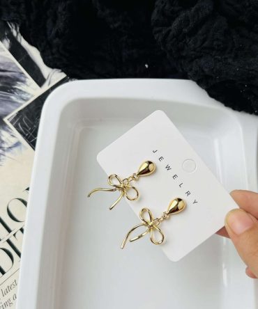 Dangle Bow Earrings