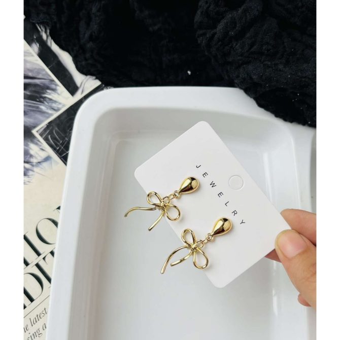 Dangle Bow Earrings