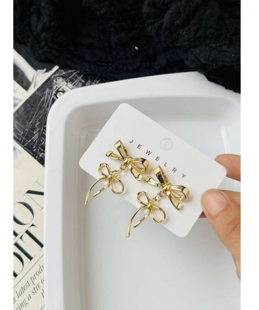 Dual Bow Earrings