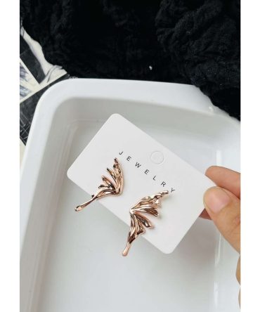 Rosegold Butterfly Wings Earrings