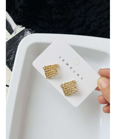 Golden Mesh Earrings