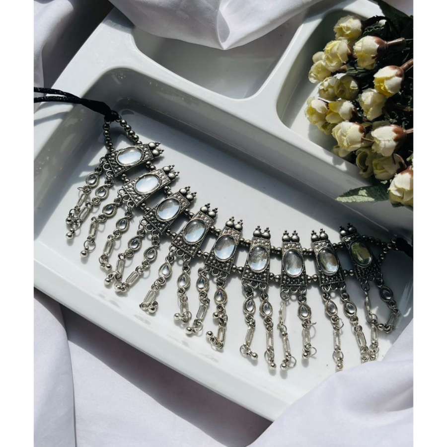 Vamika Oxidised Necklace