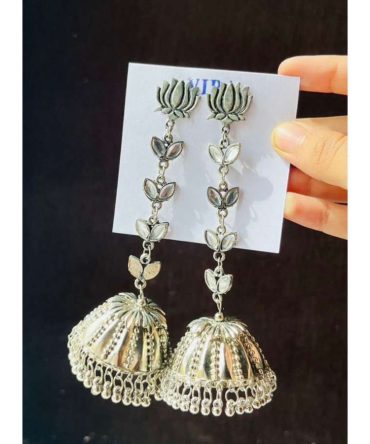Lotus Mehar Jhumkas