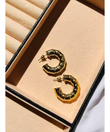 Golden Chunky Hoops
