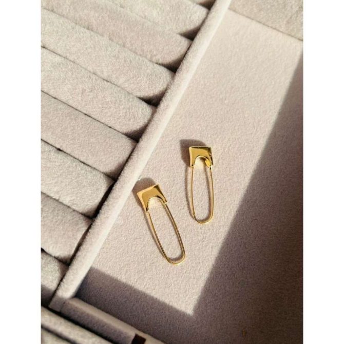 Safety Pin Earrings