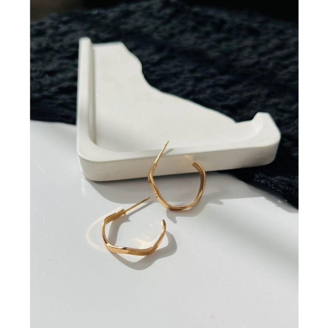 Golden Sleek Hoops