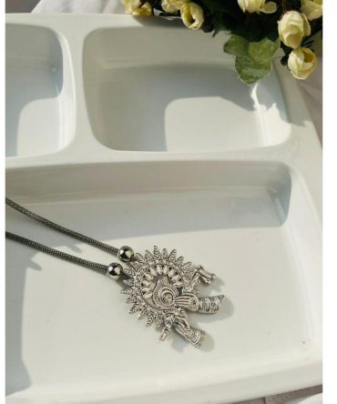 Krishna Oxidised Necklace