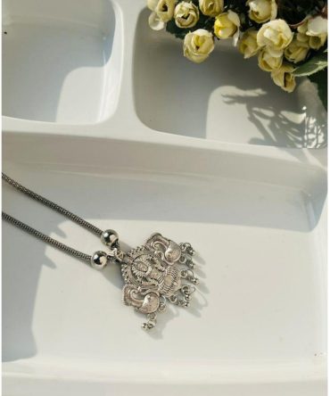 Lakshmi Oxidised Necklace