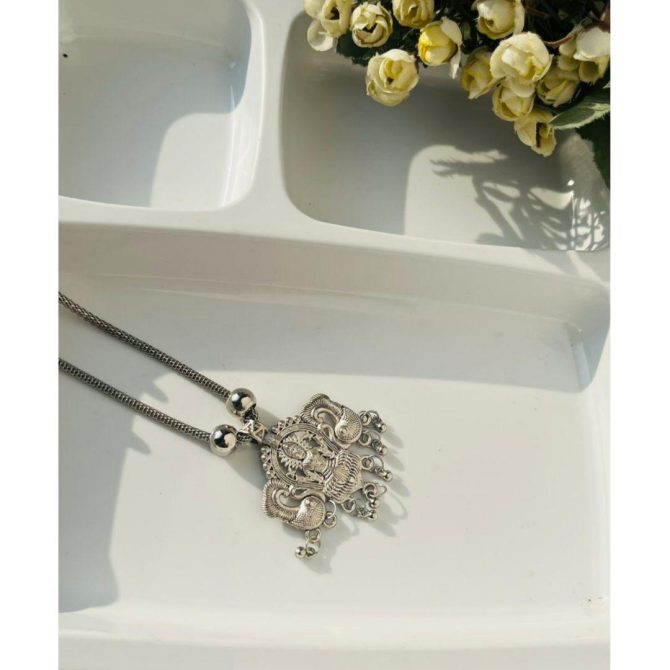 Lakshmi Oxidised Necklace