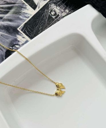 Bow Charm Necklace~ Anti Tarnish