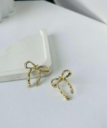 Glossy Bow Earrings