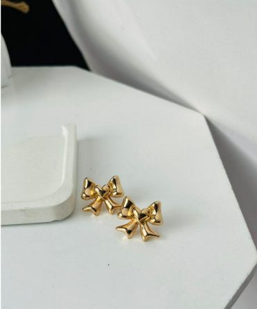 Drape Bow Earrings