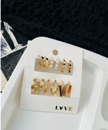 Pearl Essentials Earrings Combo (₹20 Per Pair)