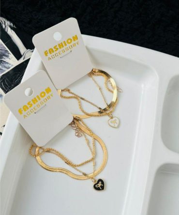 Three Layer Bow Chain Bracelet