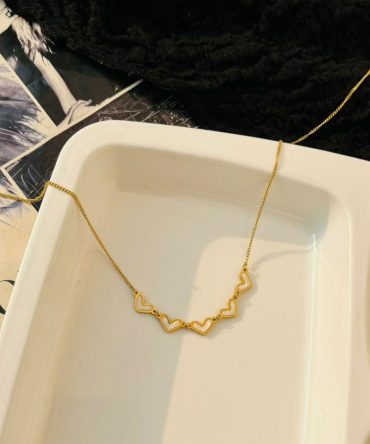 Multi Heart Necklace~ Anti Tarnish