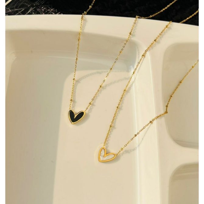 Two Way Heart Necklace~ Anti Tarnish