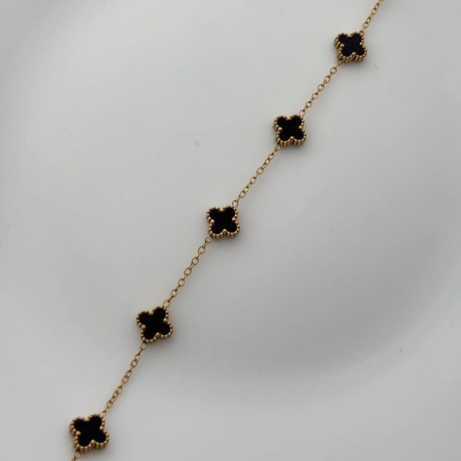 Minimal Clover Bracelet~ Anti Tarnish - Image 2