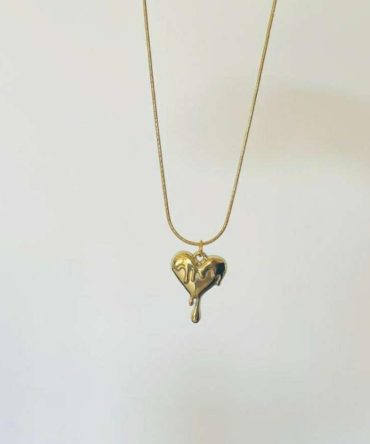Melting Heart Necklace~ Anti Tarnish