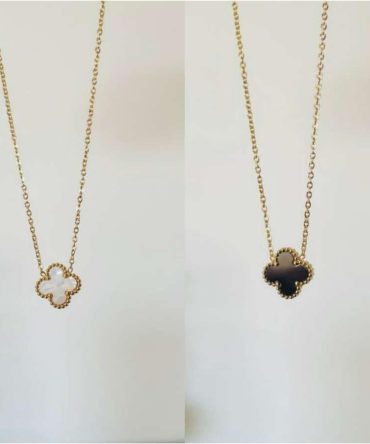Reversible/Two Way Clover Necklace~ Anti Tarnish