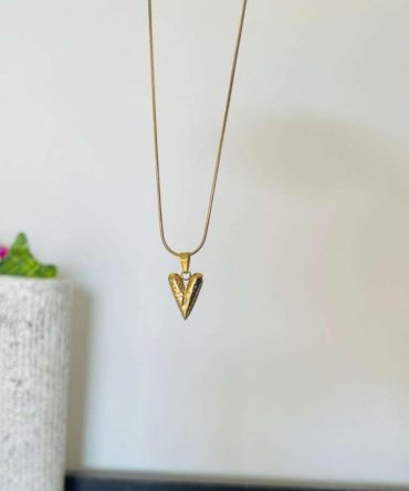 Lofty Heart Necklace~ Anti Tarnish