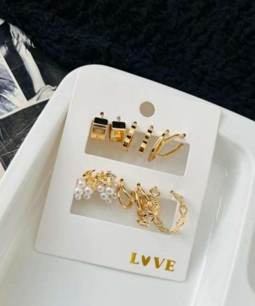 Pearl Essentials Earrings Combo (₹20 Per Pair)