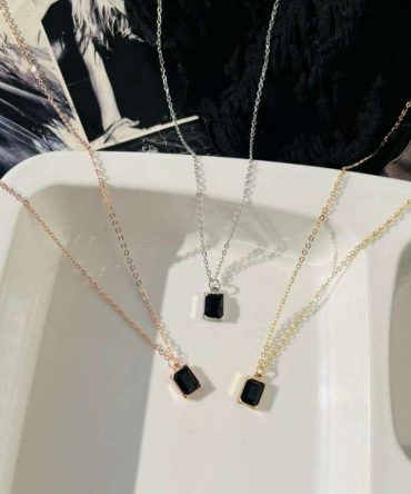 Black Tiffany Necklace