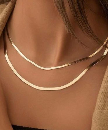 Two Layer Snake Chain Necklace