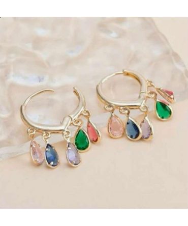 Dangling Multicolor Earrings