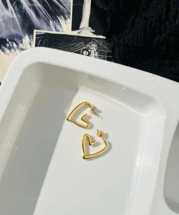 Open Heart Earrings~ Anti Tarnish