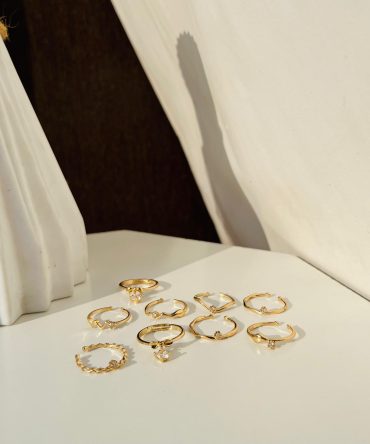 Golden Minimalist Rings