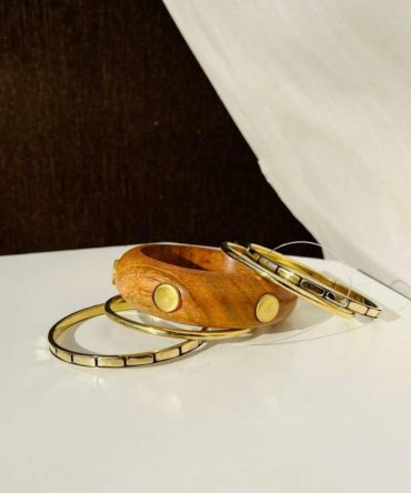 Wooden Bangles Stack