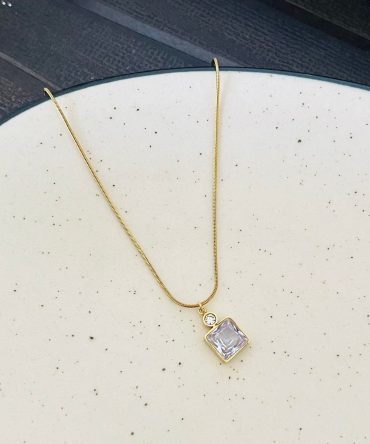 Darcy Diamond Necklace~ Anti Tarnish