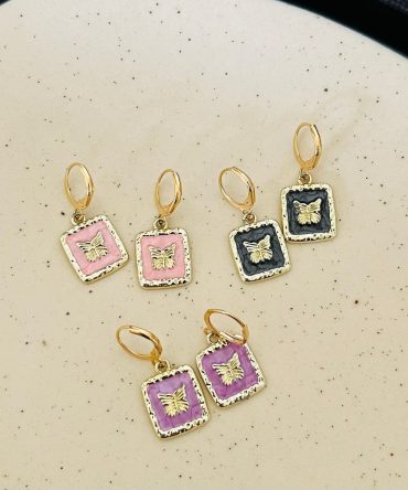 Pinterest Pastel Butterfly Earrings