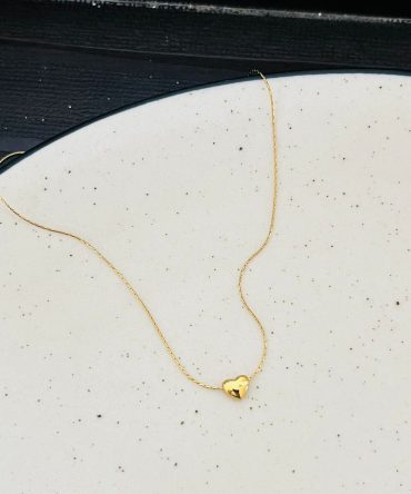 Minimalist Heart Necklace~ Anti Tarnish