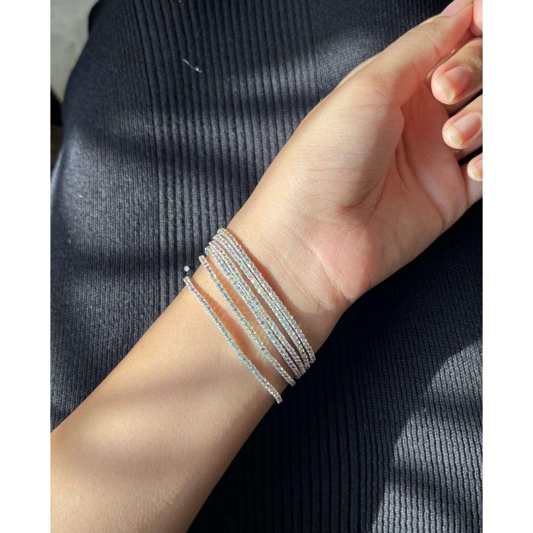 Stretchable Rhinestone Bracelet - Image 2