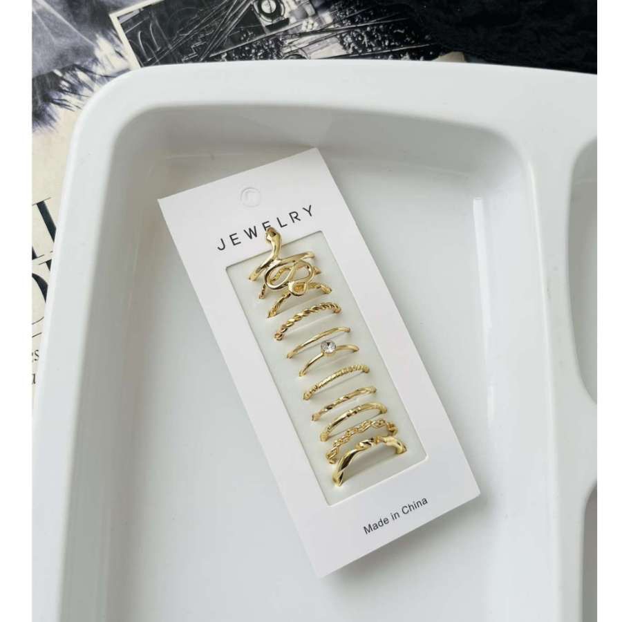 Charms Stack Rings Combo