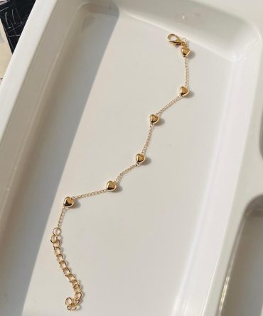 Hearts Chain Bracelet