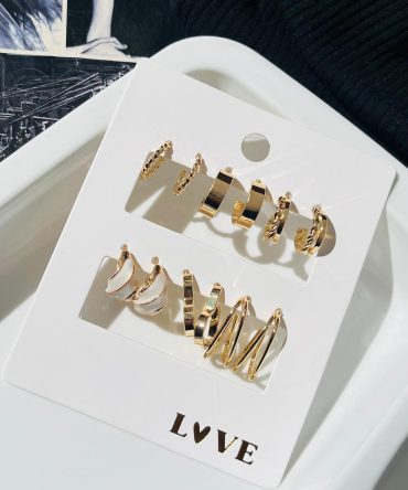 Golden Glory Earrings Combo (₹20 Per Pair)