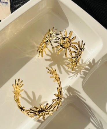 Golden Sunshine Cuff Bracelet