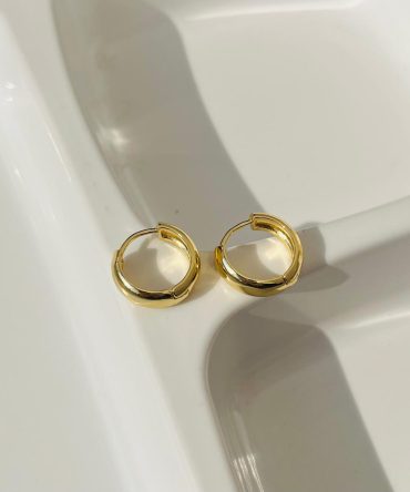 Nina Golden Hoops