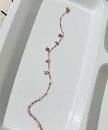 Floral Diamond Bracelet~ Anti Tarnish