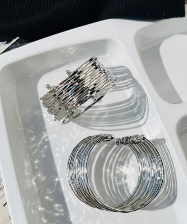 Silver Kristen Cuff Bracelet