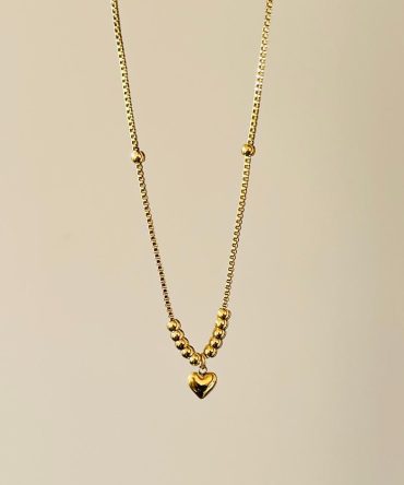 Humble Heart Necklace~ Anti Tarnish