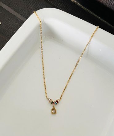 Hazel Diamond Necklace~ Anti Tarnish